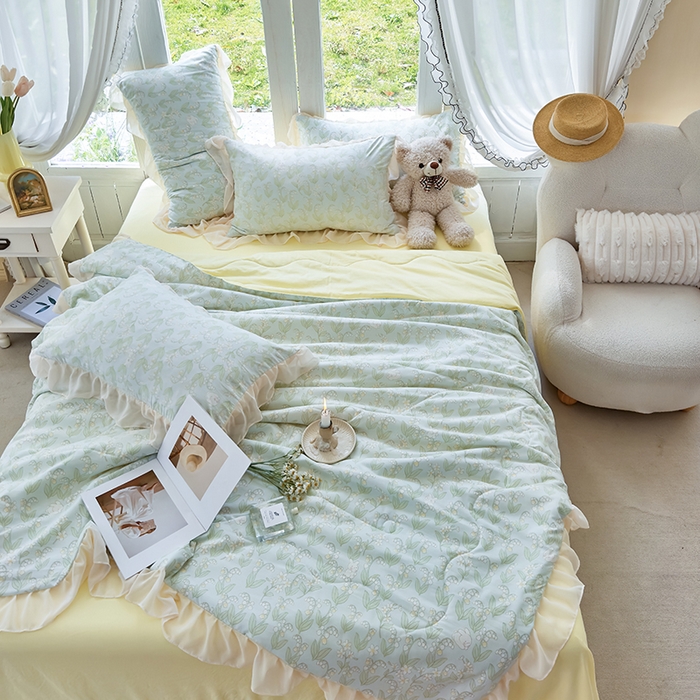 91家纺网 家纺一手货源 找家纺 （总）梦莱斯 2025新款夏被四件套