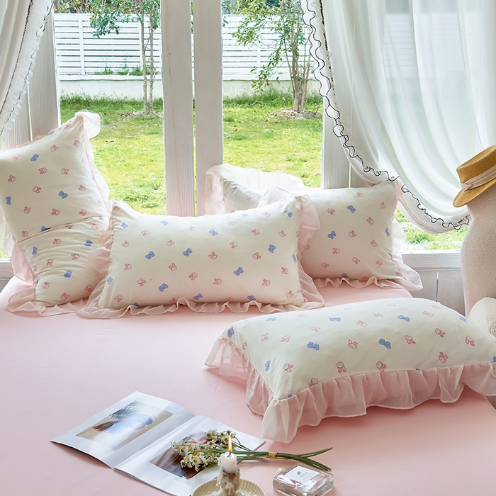 91家纺网 家纺一手货源 找家纺 梦莱斯 2025新款夏被四件套 蝴蝶兔-玉