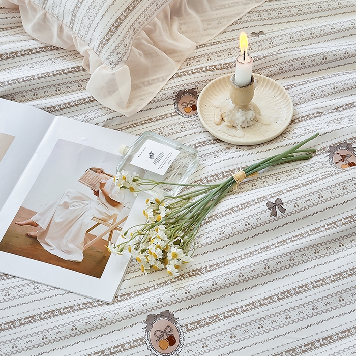 91家纺网 家纺一手货源 找家纺 梦莱斯 2025新款夏被四件套 花非花-绿