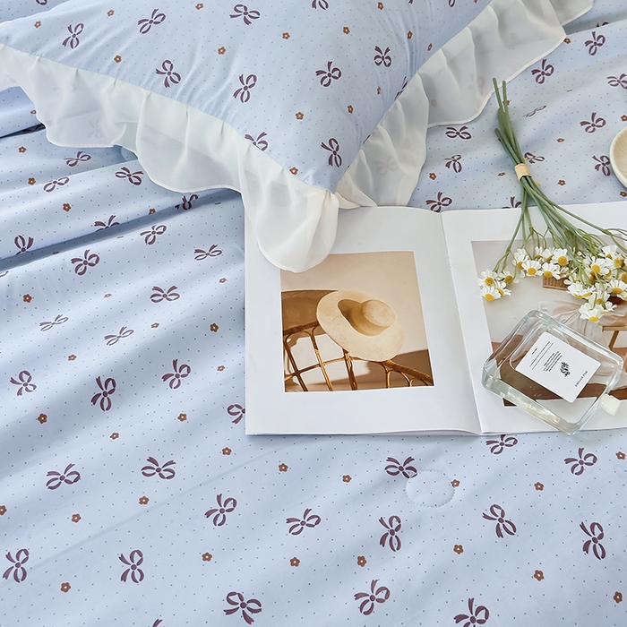 91家纺网 家纺一手货源 找家纺 梦莱斯 2025新款夏被四件套 米妮-兰