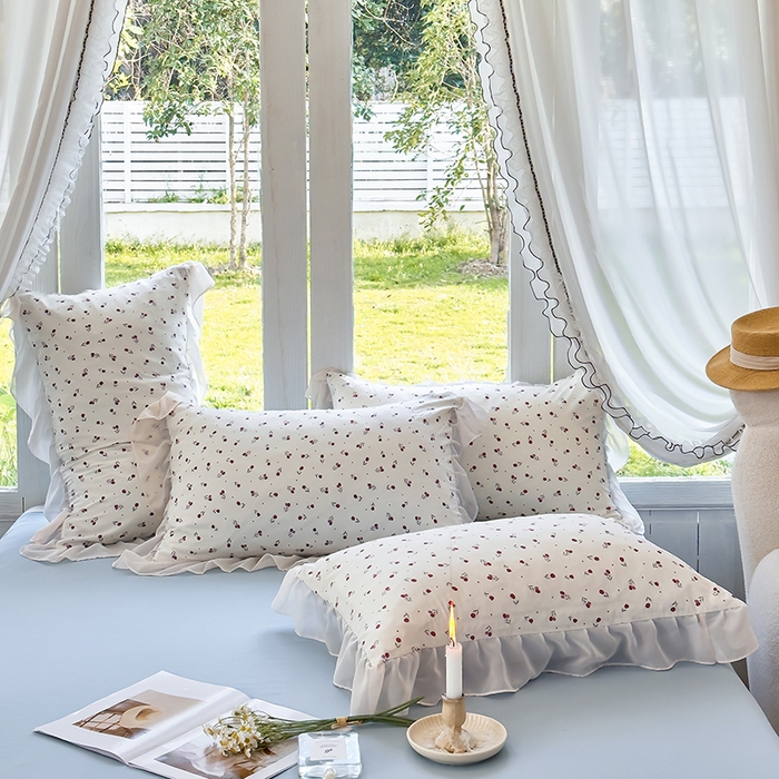 91家纺网 家纺一手货源 找家纺 梦莱斯 2025新款夏被四件套 木莲花-粉