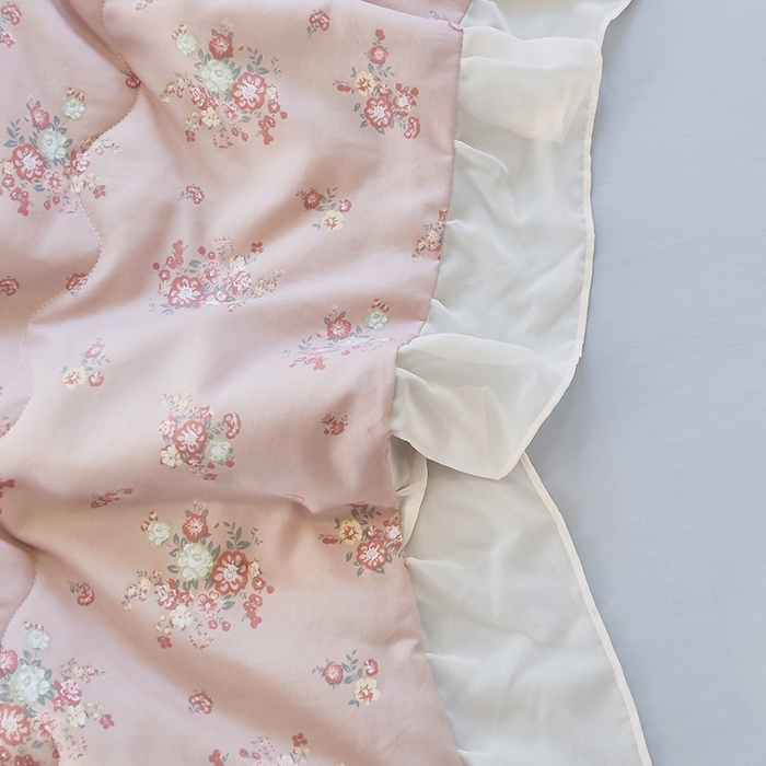 91家纺网 家纺一手货源 找家纺 梦莱斯 2025新款夏被四件套 雪松豆沙