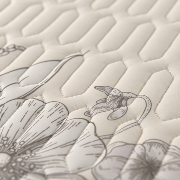 91家纺网 家纺一手货源 找家纺 牵依 2025新款胶质可拆卸床裙凉席席子 米亚花朵