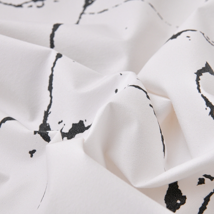 91家纺网 家纺一手货源 找家纺 推推家纺 2025新款防水印花单品床笠  抽象派