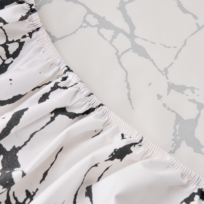 91家纺网 家纺一手货源 找家纺 推推家纺 2025新款防水印花单品床笠  抽象派