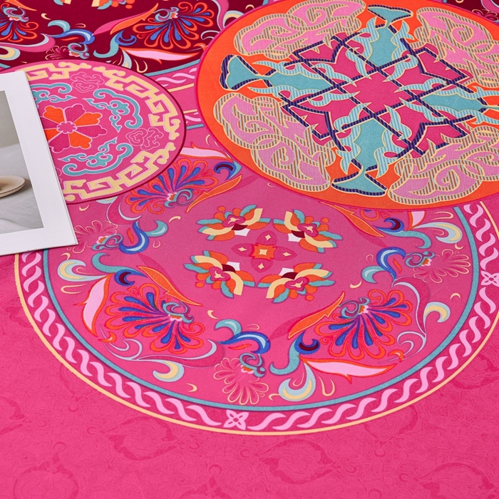 91家纺网 家纺一手货源 找家纺 推推家纺 2025新款防水印花单品床笠  幸福