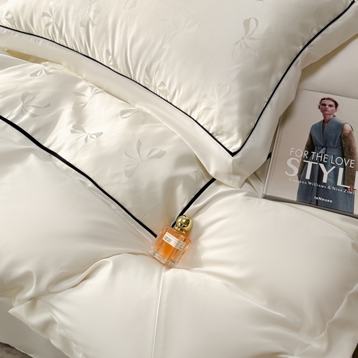 91家纺网 家纺一手货源 找家纺 （总）狂想家 2025春夏新款亮丝提花系列四件套