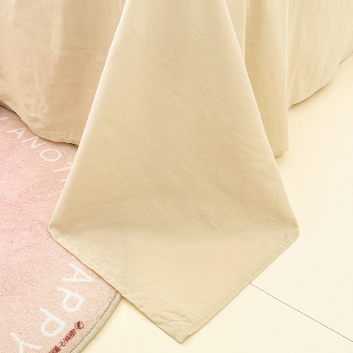 91家纺网 家纺一手货源 找家纺 慕尚家纺 2025新款全棉纯棉双层纱夏被夏凉被空调被四件套 花坊米白