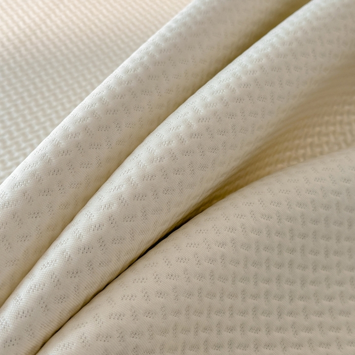 91家纺网 家纺一手货源 找家纺 慕尚家纺 2025新款PE刺绣款minmin&ysl凉感席席子凉席 缪席  米白