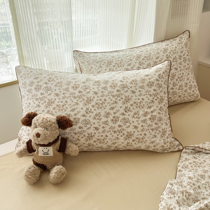 91家纺网 家纺一手货源 找家纺 慕尚家纺 2025新款全棉纯棉双层纱夏被夏凉被空调被四件套 觅春