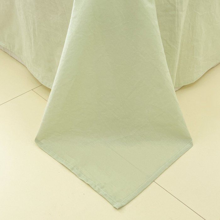 91家纺网 家纺一手货源 找家纺 慕尚家纺 2025新款全棉纯棉双层纱夏被夏凉被空调被四件套 樱花绿