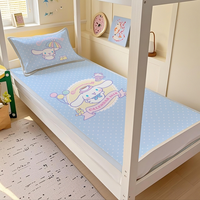 博雅 2025春夏新款学生宿舍床三丽鸥冰丝凉席席子 欢乐玉桂狗