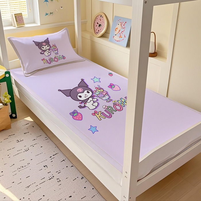 博雅 2025春夏新款学生宿舍床三丽鸥冰丝凉席席子 开心库洛米