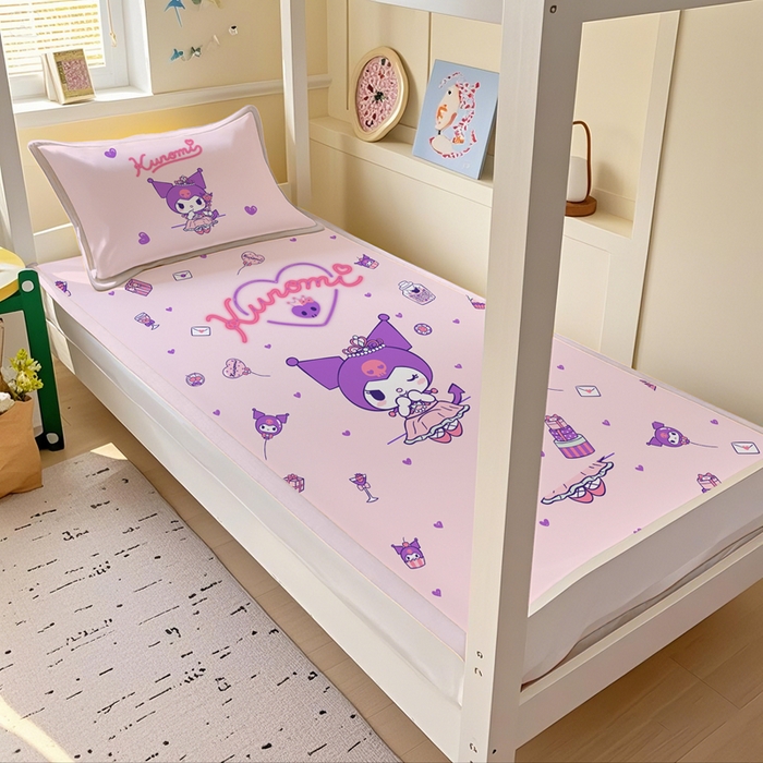 博雅 2025春夏新款学生宿舍床三丽鸥冰丝凉席席子 礼盒库洛米