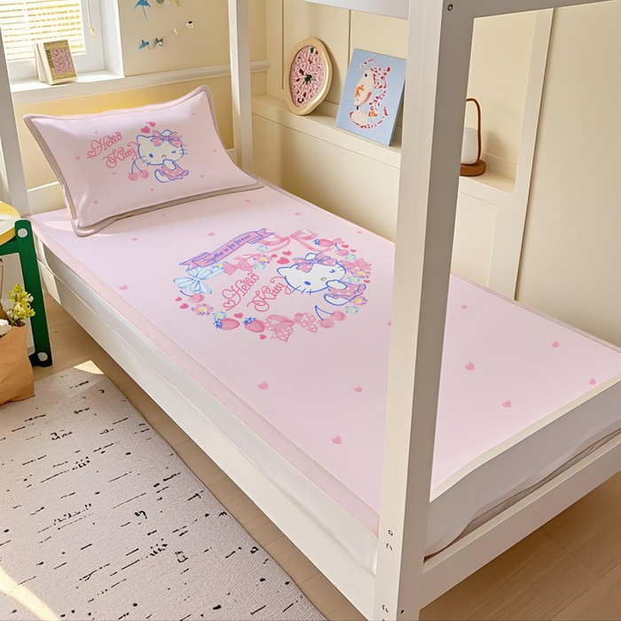 博雅 2025春夏新款学生宿舍床三丽鸥冰丝凉席席子 甜心KT