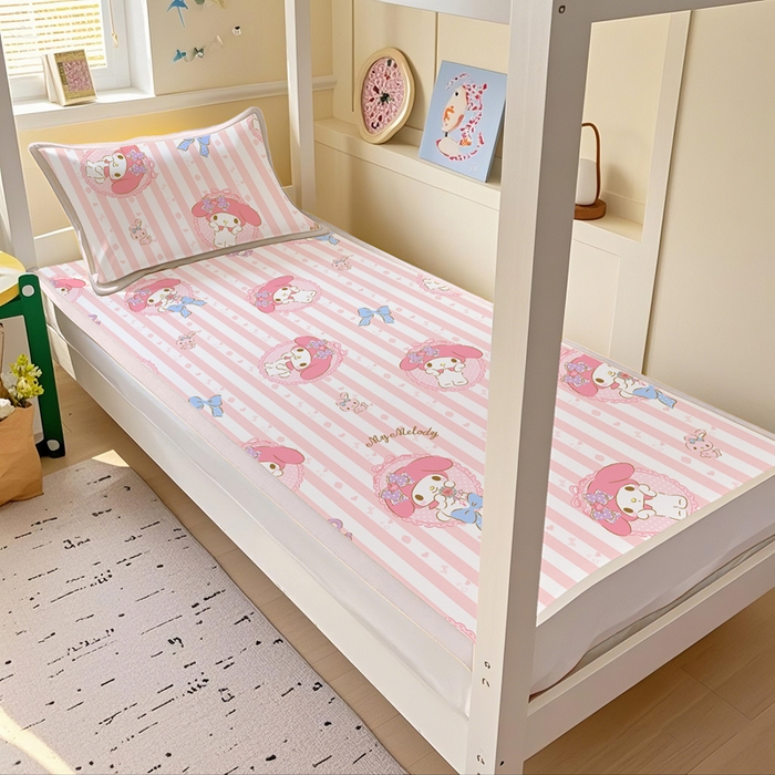 博雅 2025春夏新款学生宿舍床三丽鸥冰丝凉席席子 甜甜美乐蒂