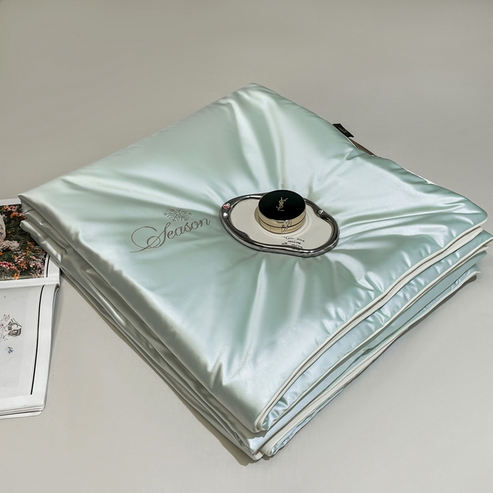 佳居缘 2025春夏新款透爽冰肌7A抗菌美 肤锦氨夏被夏凉被空调被 湖水蓝