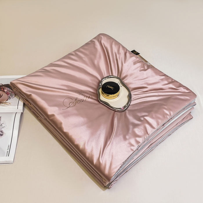 佳居缘 2025春夏新款透爽冰肌7A抗菌美 肤锦氨夏被夏凉被空调被 珊瑚粉