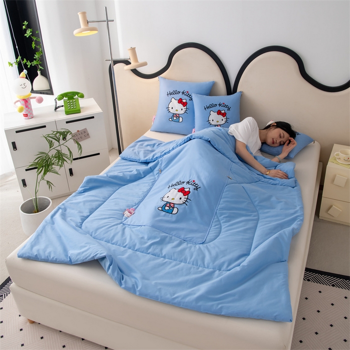 91家纺网 家纺一手货源 找家纺 （总）照世家纺 2025新款全棉纯棉三丽鸥抱枕被【券后控价不低于：78/99/129/149/179】