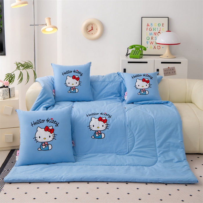 91家纺网 家纺一手货源 找家纺 （总）照世家纺 2025新款全棉纯棉三丽鸥抱枕被【券后控价不低于：78/99/129/149/179】