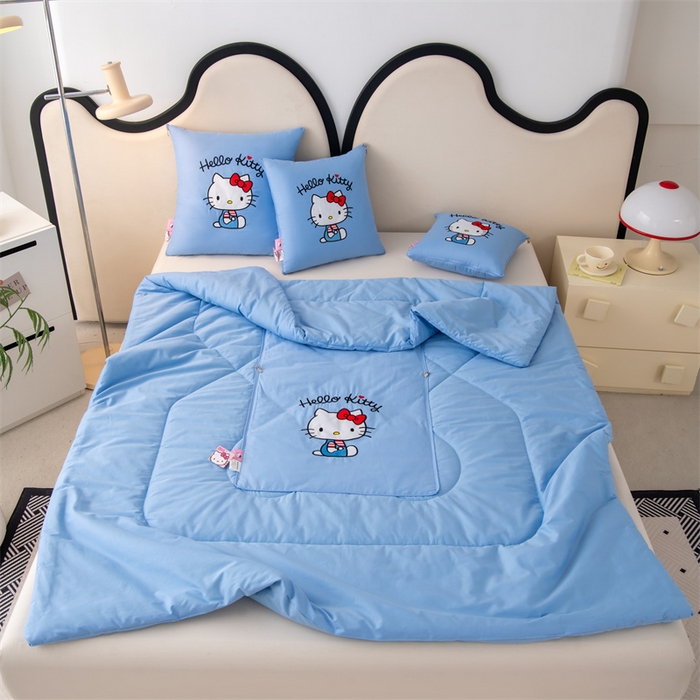 91家纺网 家纺一手货源 找家纺 （总）照世家纺 2025新款全棉纯棉三丽鸥抱枕被【券后控价不低于：78/99/129/149/179】