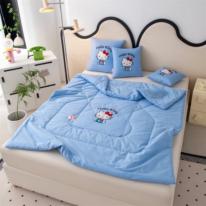 91家纺网 家纺一手货源 找家纺 （总）照世家纺 2025新款全棉纯棉三丽鸥抱枕被【券后控价不低于：78/99/129/149/179】