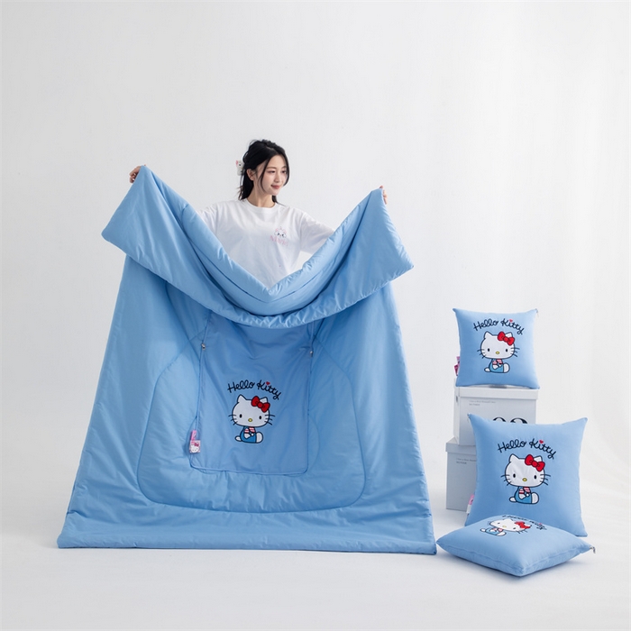 91家纺网 家纺一手货源 找家纺 （总）照世家纺 2025新款全棉纯棉三丽鸥抱枕被【券后控价不低于：78/99/129/149/179】