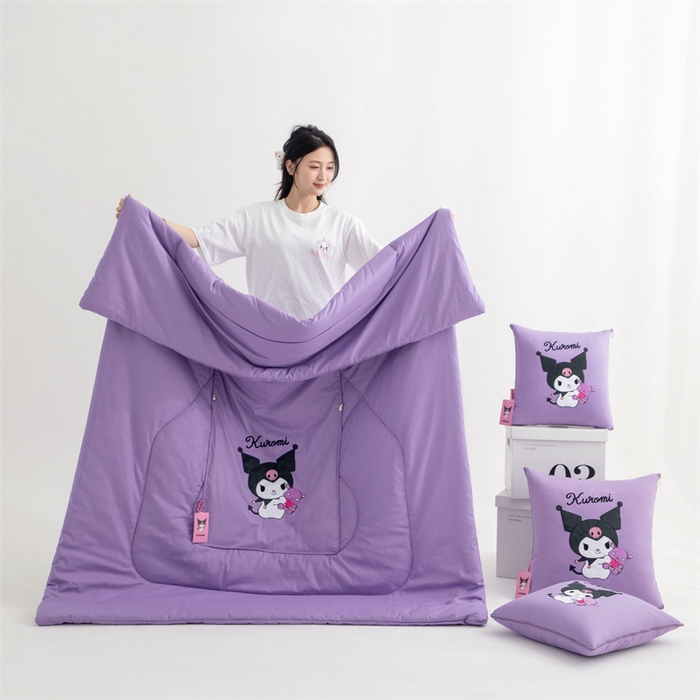 91家纺网 家纺一手货源 找家纺 （总）照世家纺 2025新款全棉纯棉三丽鸥抱枕被【券后控价不低于：78/99/129/149/179】