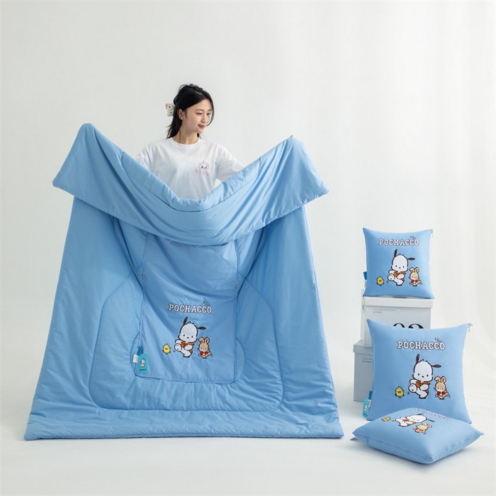 91家纺网 家纺一手货源 找家纺 （总）照世家纺 2025新款全棉纯棉三丽鸥抱枕被【券后控价不低于：78/99/129/149/179】