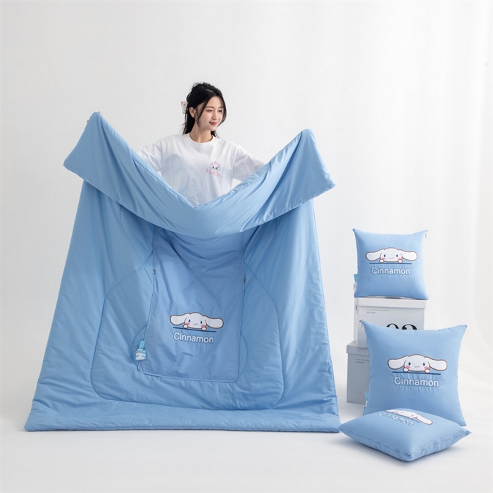 91家纺网 家纺一手货源 找家纺 （总）照世家纺 2025新款全棉纯棉三丽鸥抱枕被【券后控价不低于：78/99/129/149/179】