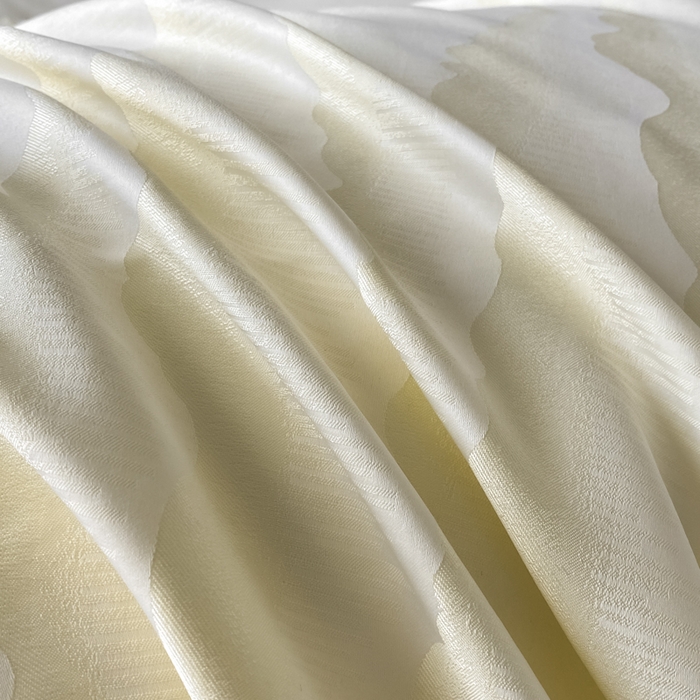 91家纺网 家纺一手货源 找家纺 爱彼家纺 2025夏季新款高端水洗冰丝提花四件套 山水画奶白