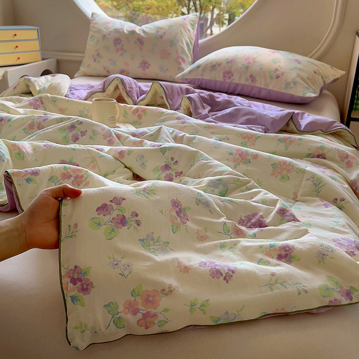 91家纺网 家纺一手货源 找家纺 初念 2025新款云朵棉系列夏被（提供买家秀） 流心奶糕