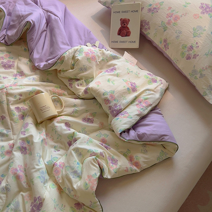 91家纺网 家纺一手货源 找家纺 初念 2025新款云朵棉系列夏被（提供买家秀） 流心奶糕