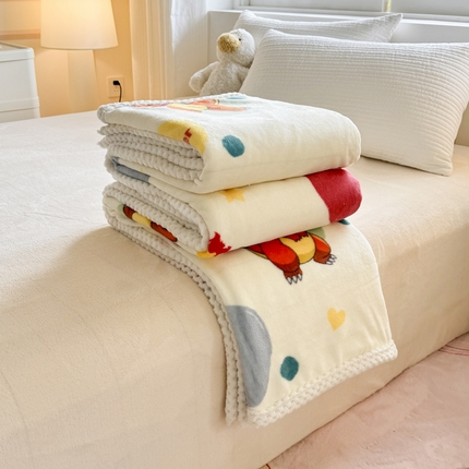 徕米家居  2025新款羊羔绒毯子毛毯 小火龙
