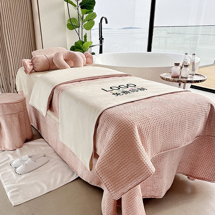 91家纺网 家纺一手货源 找家纺 琪宝阁  2025新款浪漫天空床罩四件套多件套 粉色