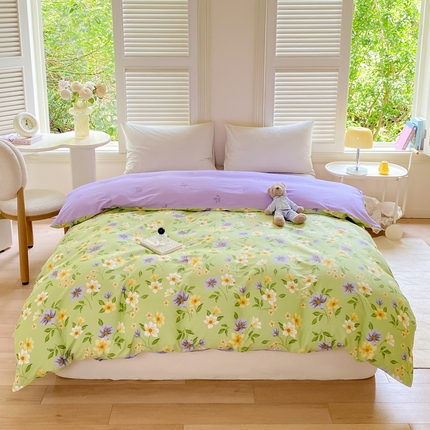 黑马家居 2025新款全棉喷气13070印花单被套 绿野仙踪