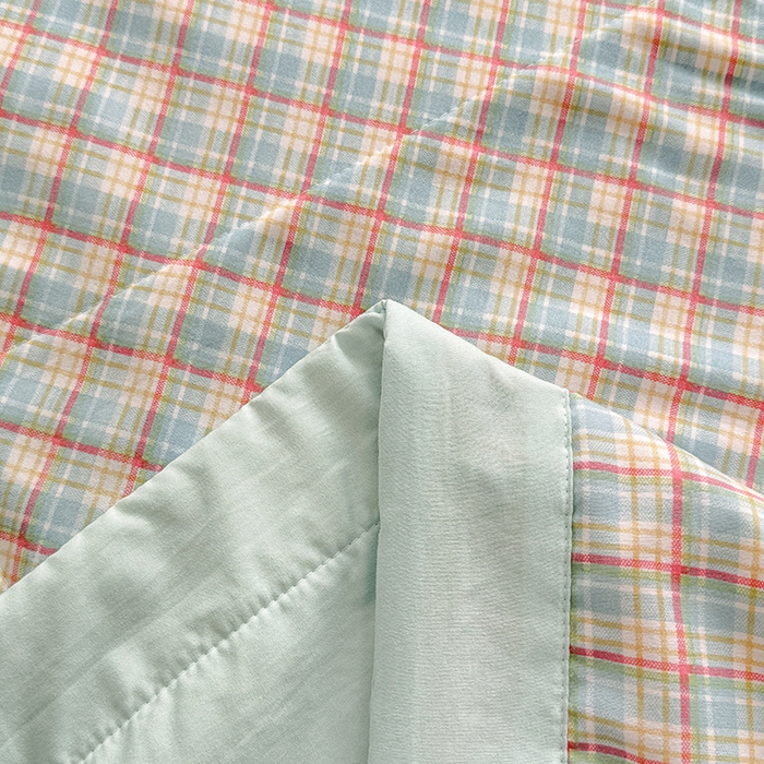 91家纺网 家纺一手货源 找家纺 博弈家纺 2025新款水洗棉棉花夏被 春野