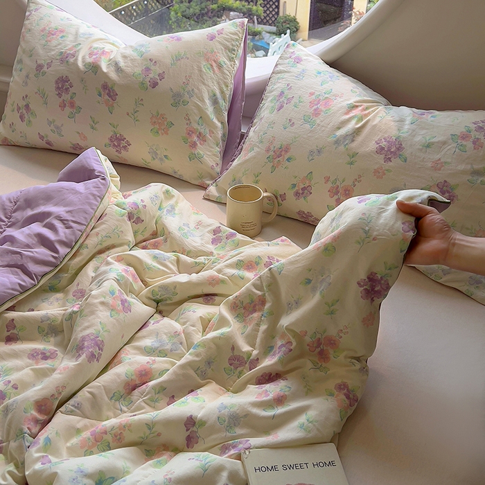 91家纺网 家纺一手货源 找家纺 初念 2025新款云朵棉系列夏被（提供买家秀） 流心奶糕