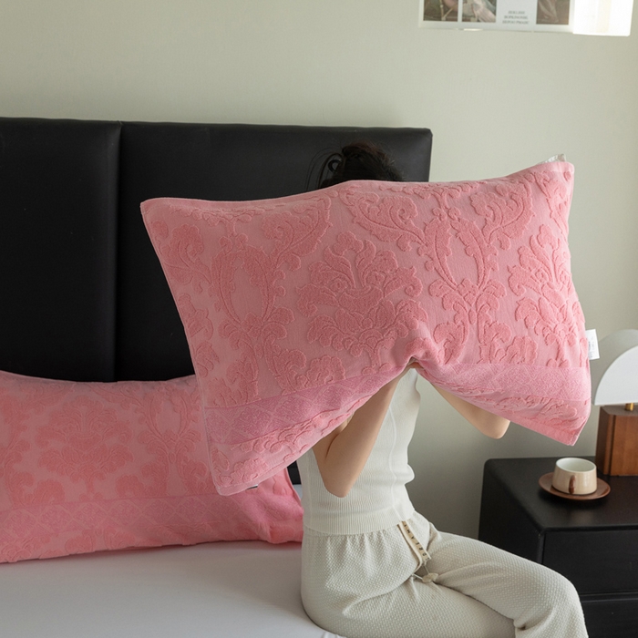 91家纺网 家纺一手货源 找家纺 （总）乐家毛巾被（工厂自产自销） 2025新款纯棉浮雕老式枕巾