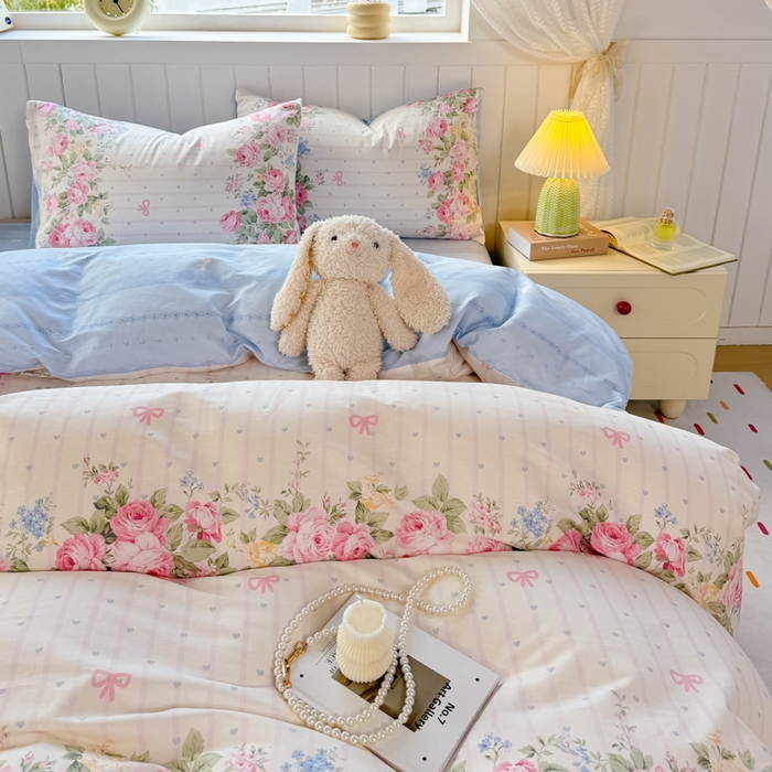 91家纺网 家纺一手货源 找家纺 黑马家居 2025新款全棉喷气13070印花四件套 半岛花园