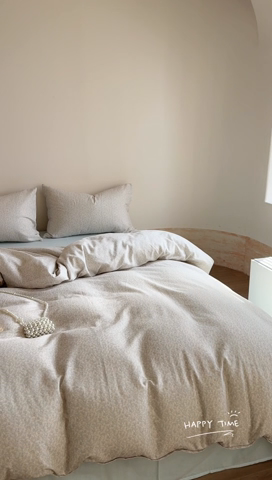 91家纺网 家纺一手货源 找家纺 2025新款全棉有氧双层纱系列套件 清辞