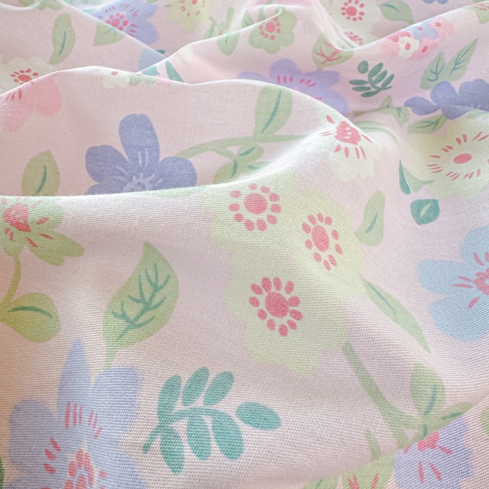 91家纺网 家纺一手货源 找家纺 黑马家居 2025新款全棉喷气13070印花单被套 缤纷花海