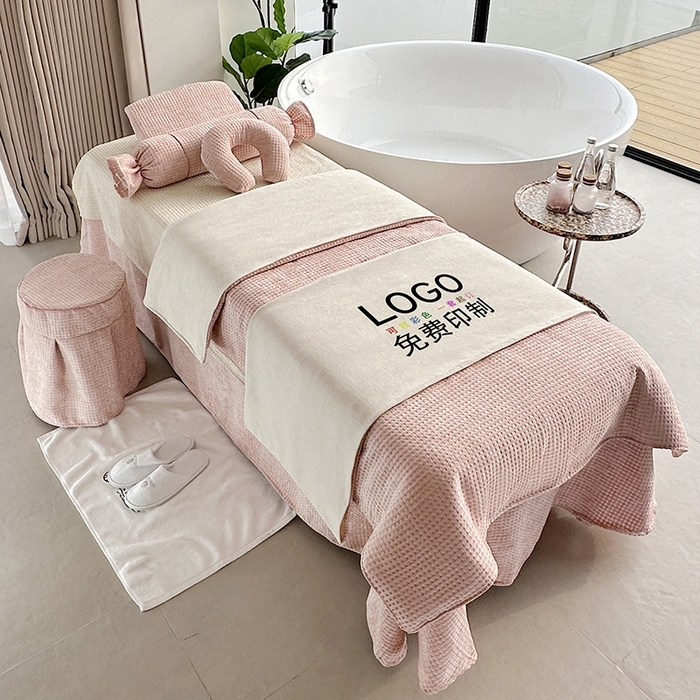 91家纺网 家纺一手货源 找家纺 琪宝阁  2025新款浪漫天空床罩四件套多件套 粉色