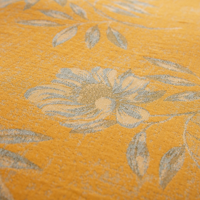 91家纺网 家纺一手货源 找家纺 鲁爱家纺供货 2025新款全棉色织双层纱纽扣款四件套 国色天香-栀子黄