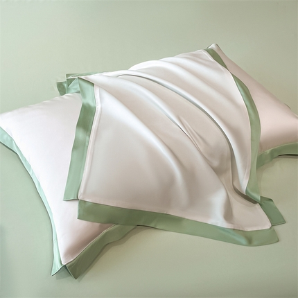 91家纺网 家纺一手货源 找家纺 （总）圣比熊 2025新款水洗真丝枕套冰丝凉感枕头套夏天薄款枕芯套