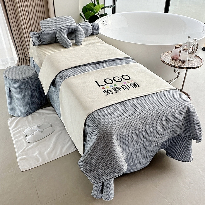 91家纺网 家纺一手货源 找家纺 琪宝阁  2025新款浪漫天空床罩四件套多件套 蓝灰