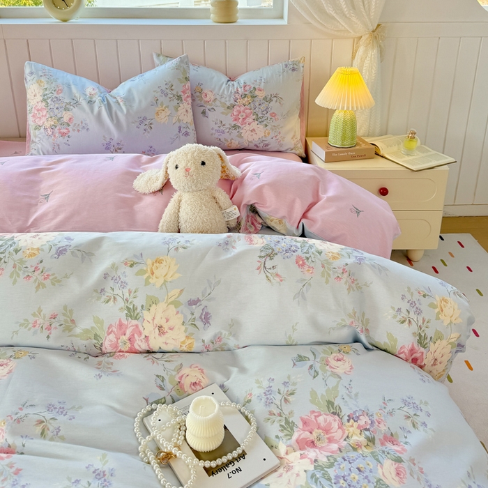 91家纺网 家纺一手货源 找家纺 黑马家居 2025新款全棉喷气13070印花单被套 秘境