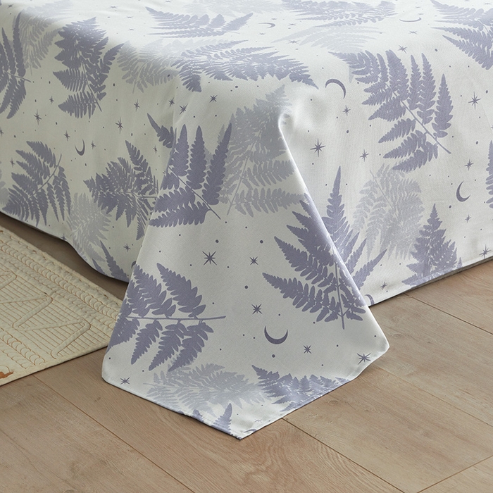 91家纺网 家纺一手货源 找家纺 怡家居 2025新款全棉老粗布床单床笠三件套 初雪