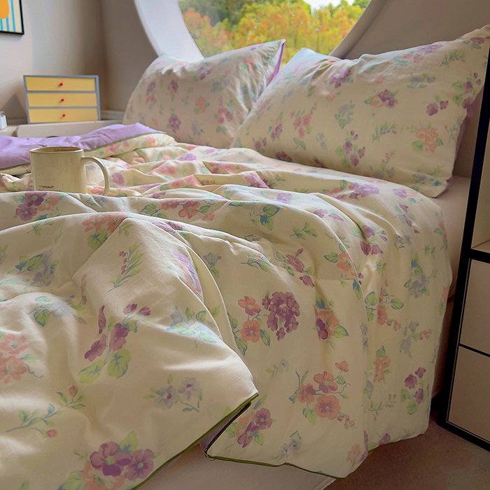 91家纺网 家纺一手货源 找家纺 初念 2025新款云朵棉系列夏被（提供买家秀） 流心奶糕