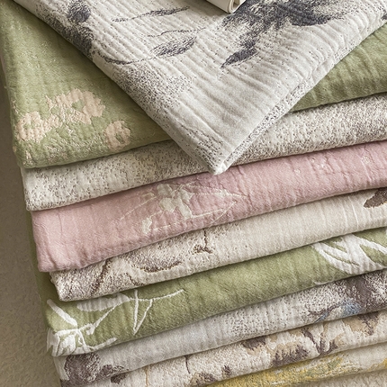 麻依 2025新款全棉流苏纱布披肩浴巾旅行毯 组合